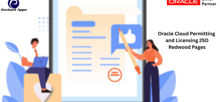 Oracle Cloud Permitting and Licensing 25D Redwood Pages