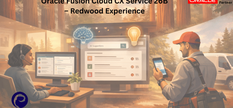 Oracle Fusion Cloud CX Service 26B – Redwood Experience