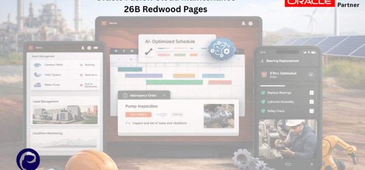 Oracle Fusion Cloud Maintenance 26B Redwood Pages